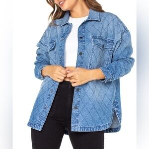 Celebrity Pink Women's Denim Shacket
